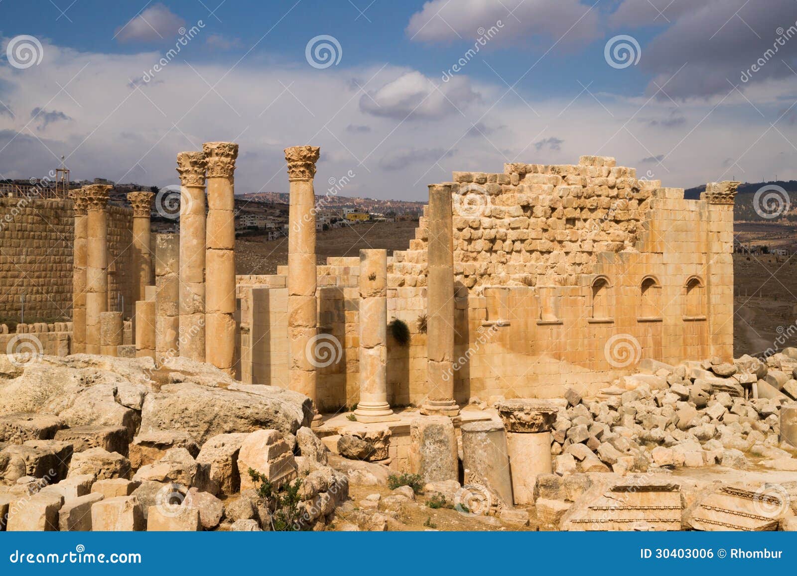 ruins of antique gerasa
