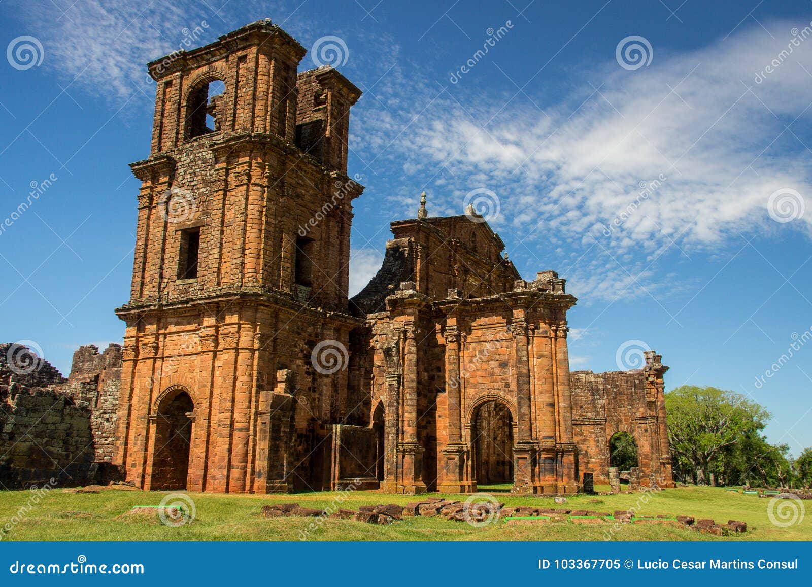 ruins of cathedral of sao miguel das missoes