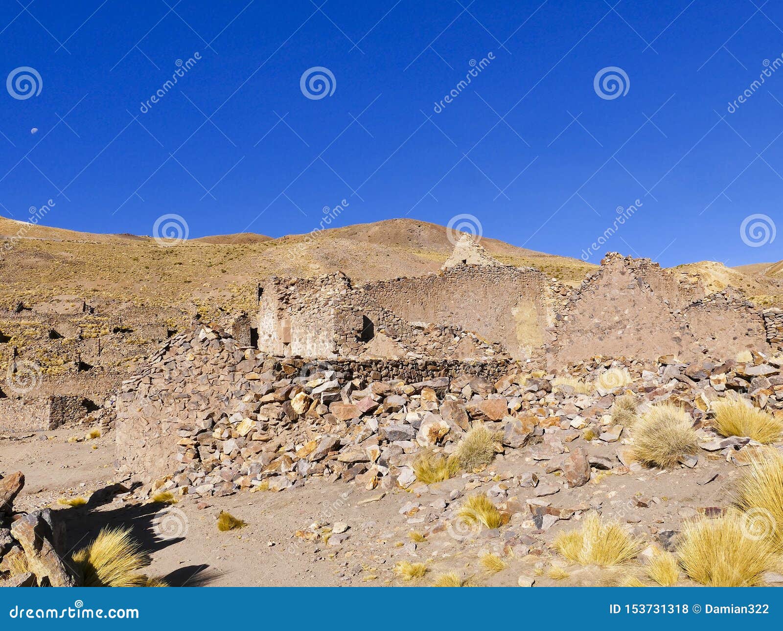 ruins of a former mining town pueblo fantasma