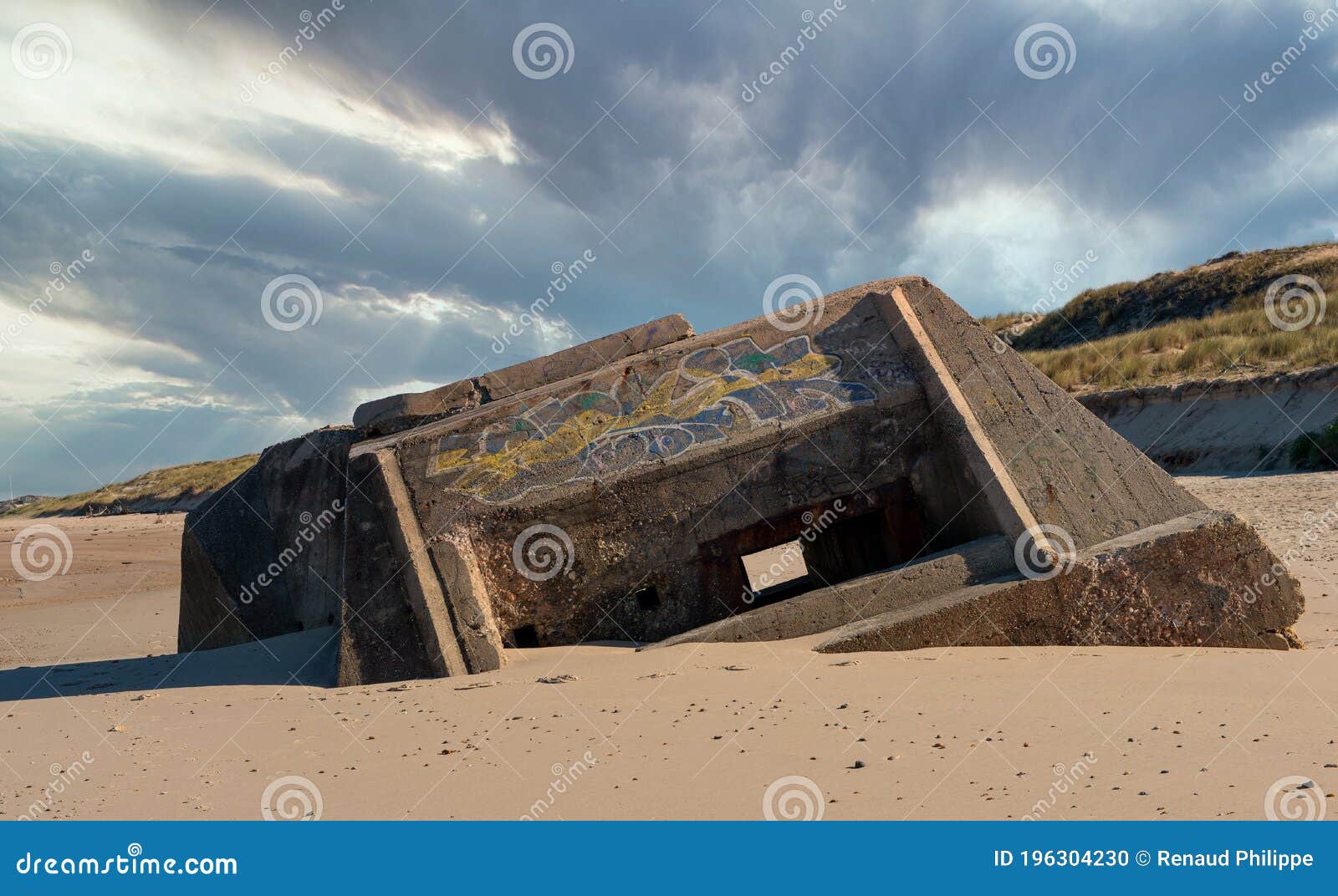 Ruins Of An Old German PILLBOX Of Times Of World War II, Murmansk