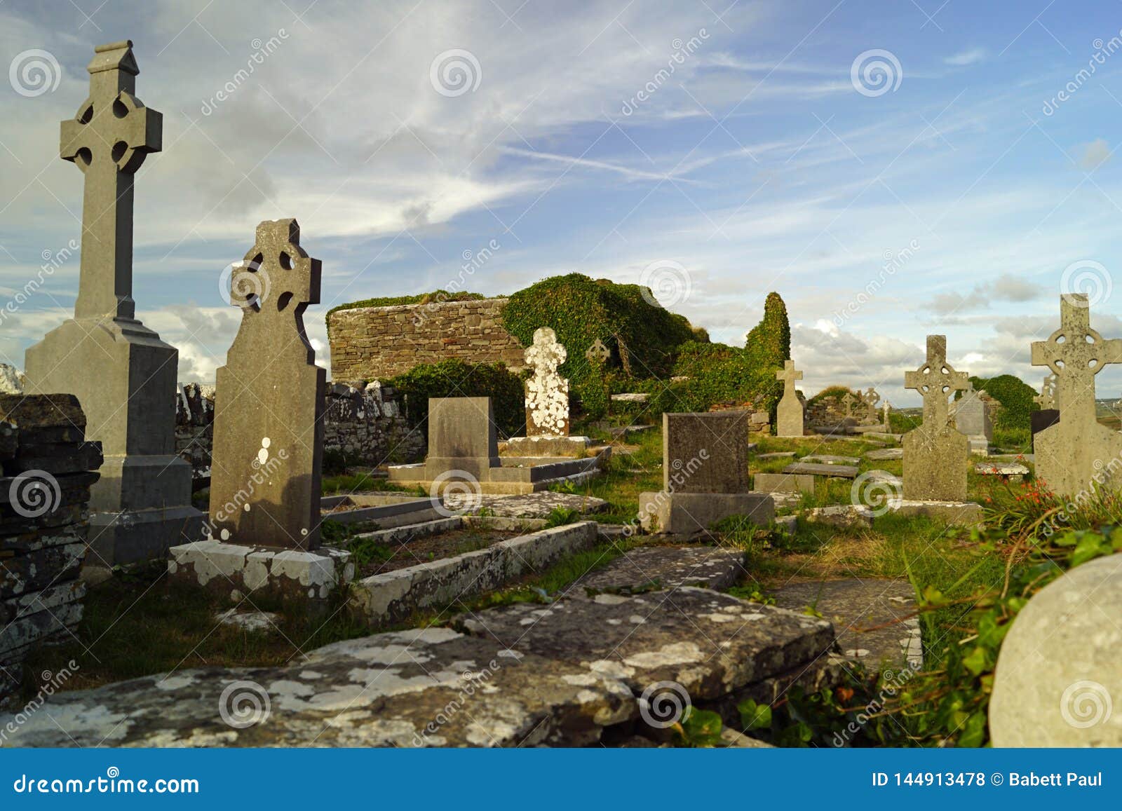 Church of Kilmacreehy stock photo. Image of chapel, graves - 144913478