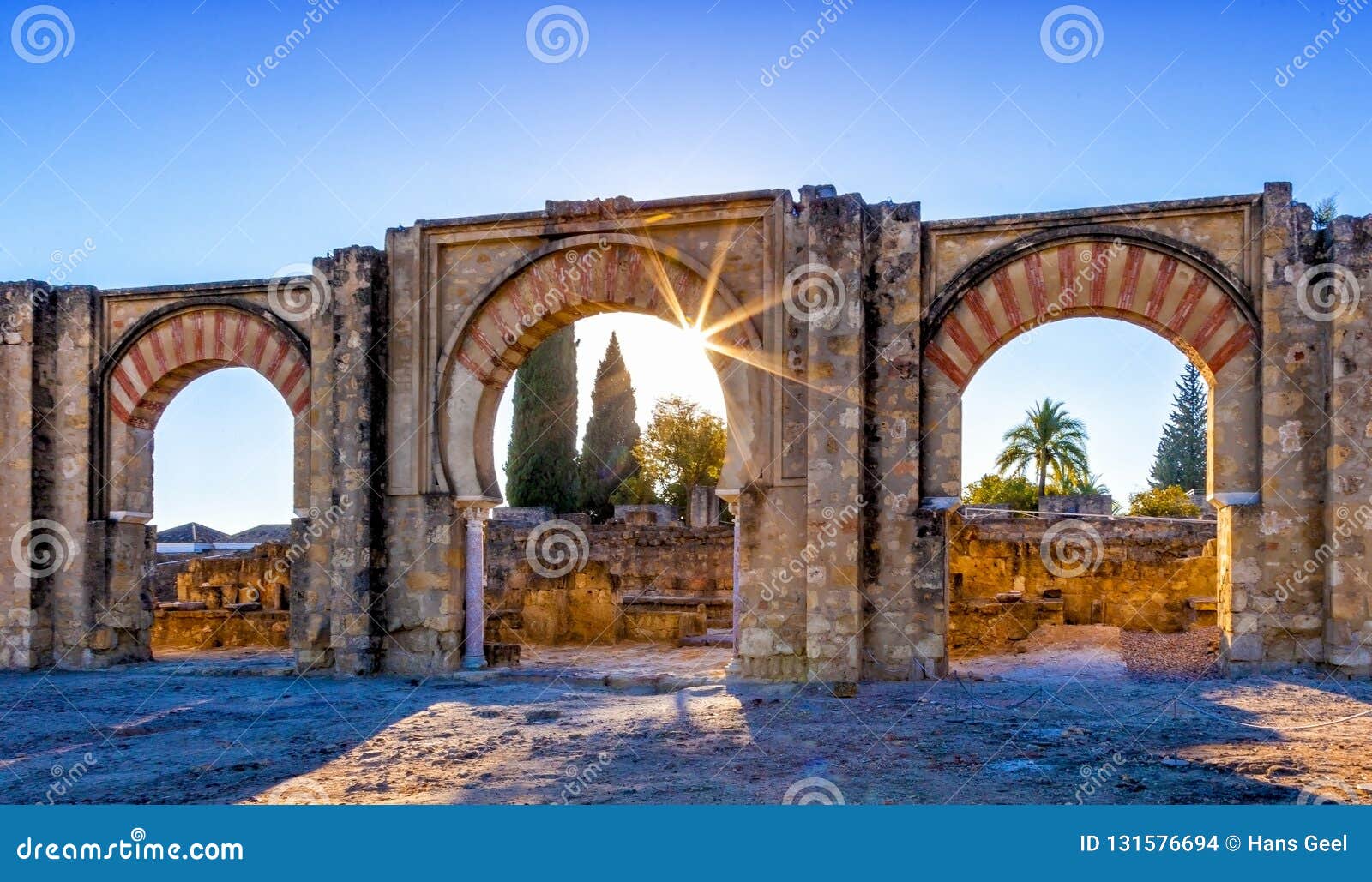 medina azahara, a fortified arab muslim medieval palace-city near cordoba, spain