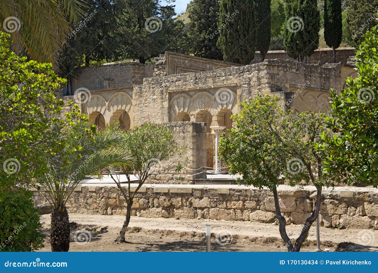 ruins of medina azahara - vast, fortified andalus palace-city