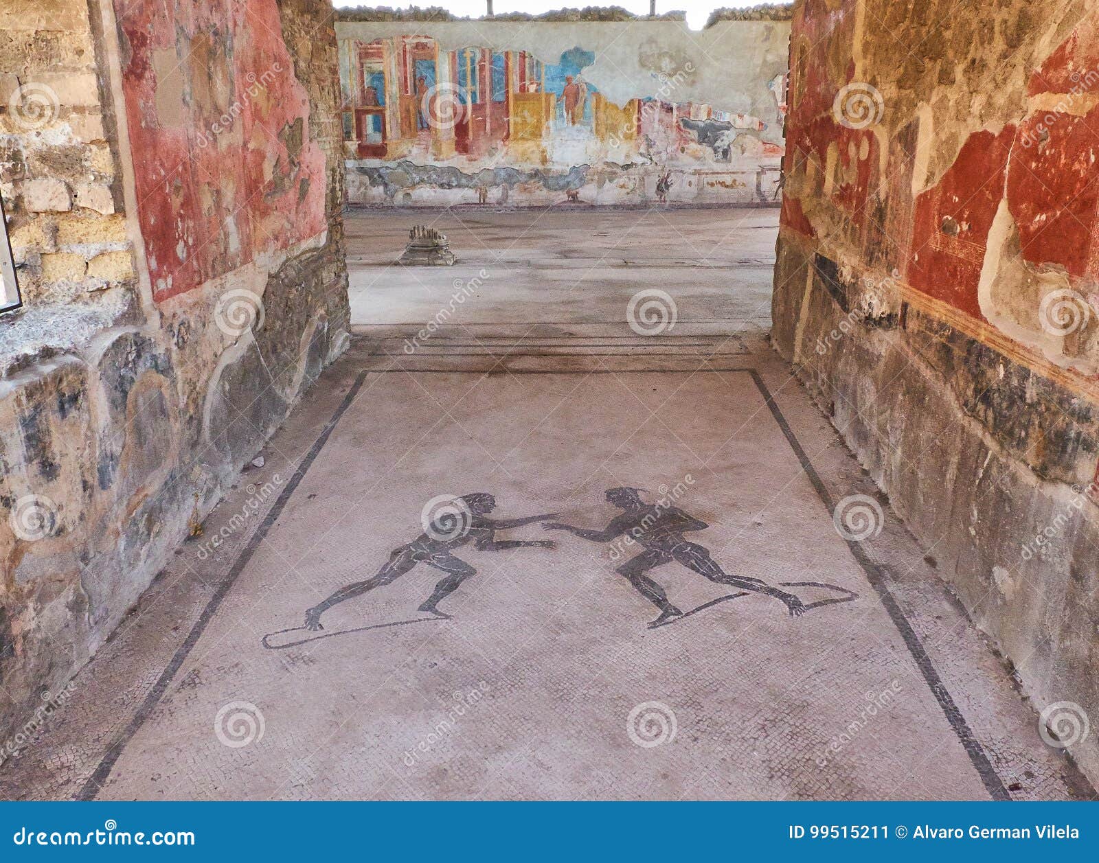 ruins of pompeii, ancient roman city. pompei, campania. italy.