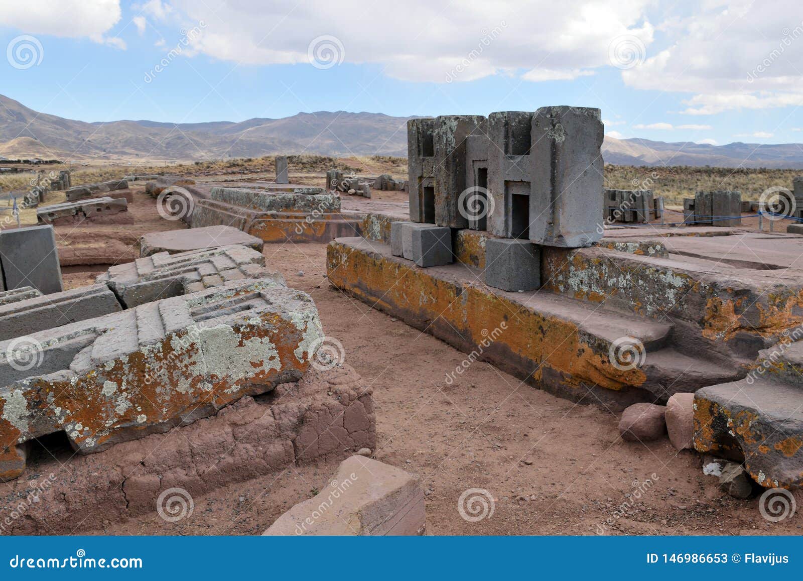 Ruins Of Pumapunku Or Puma Punku Stock Image - Image of pumapunku,  monument: 146986653