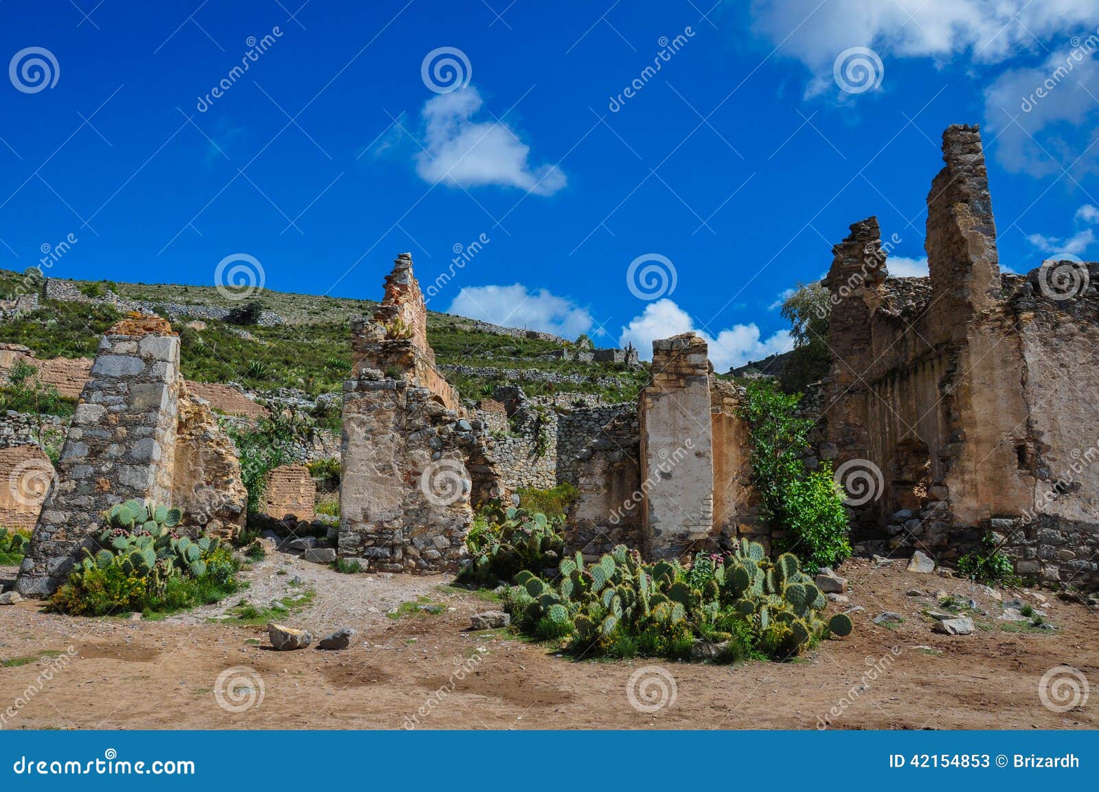 ruins of real de catorce, san luis potosi, mexico