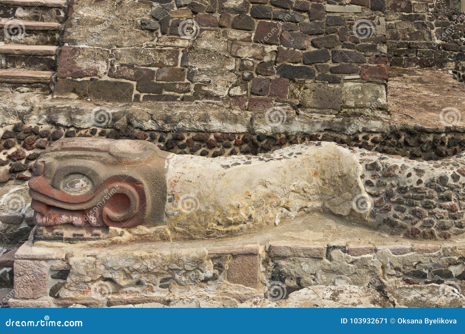 ruins of templo mayor of tenochtitlan. mexico city.