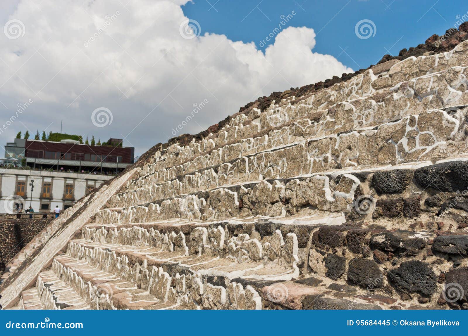 ruins of templo mayor of tenochtitlan. mexico city.