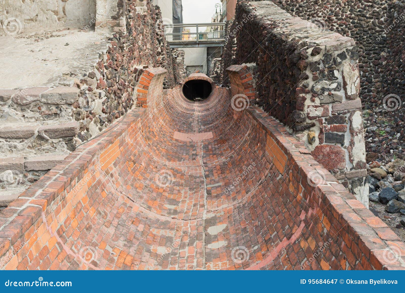 ruins of templo mayor of tenochtitlan. mexico city.