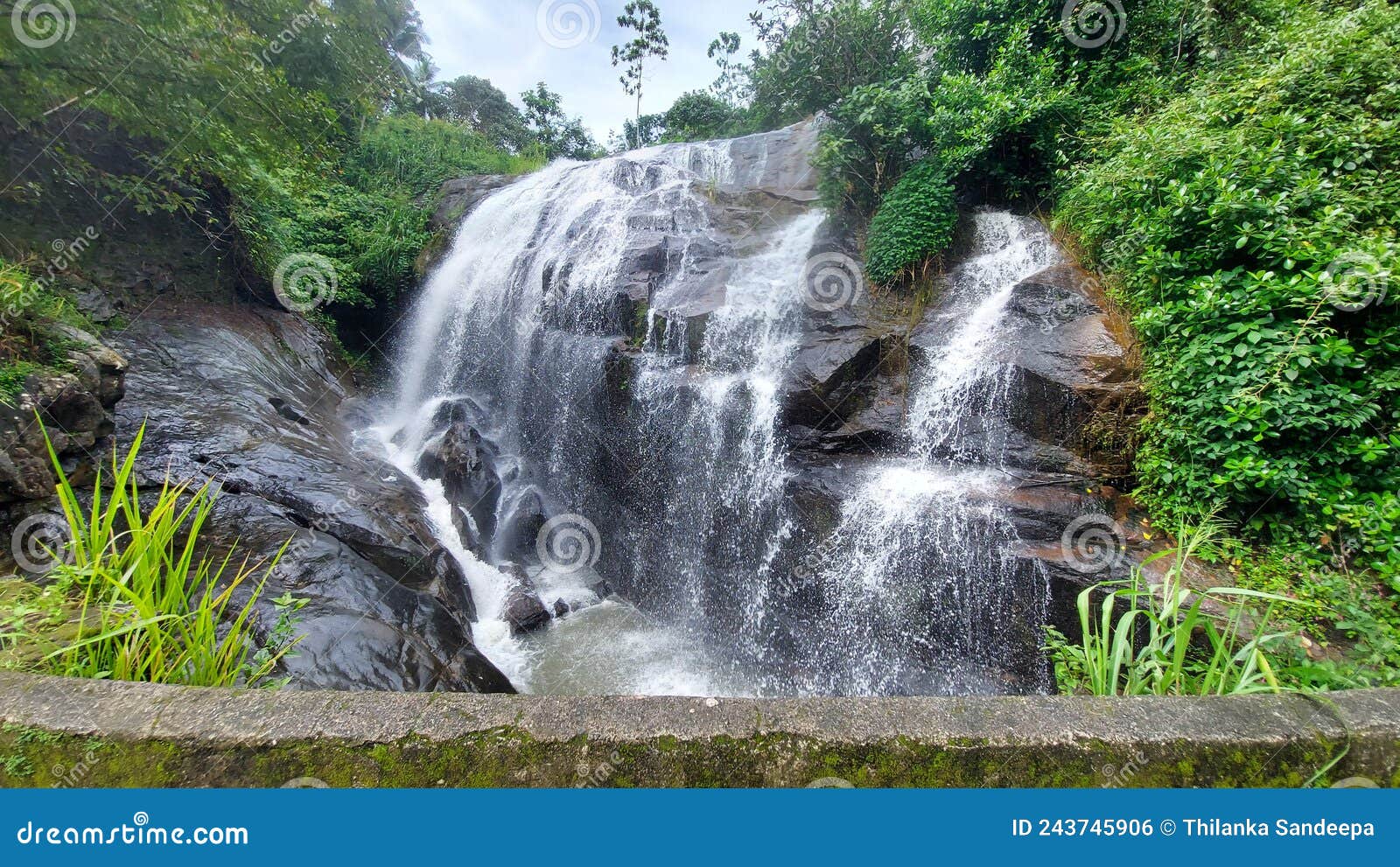 rukmal ella falls in dedugala, kegalle