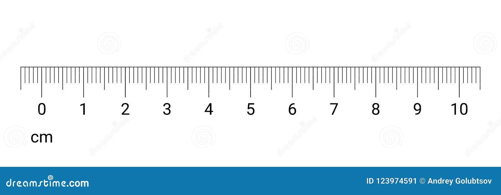 ruler cm measurement numbers  scale