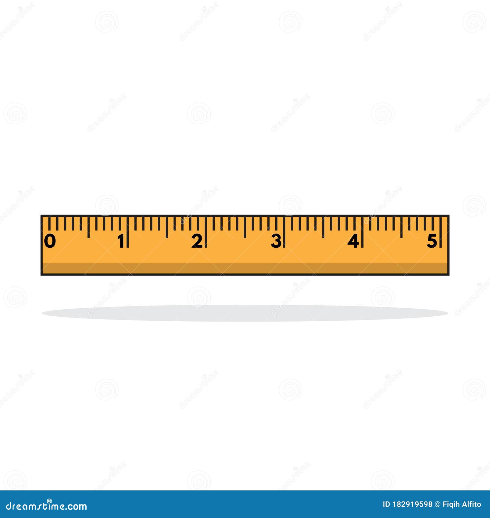 Ruler 5 Inches Icon. Ready for School Theme, Blog, Poster, Banner, Sales,  Template, Etc. Vector Eps.10 Stock Vector - Illustration of isolated, logo:  182919598