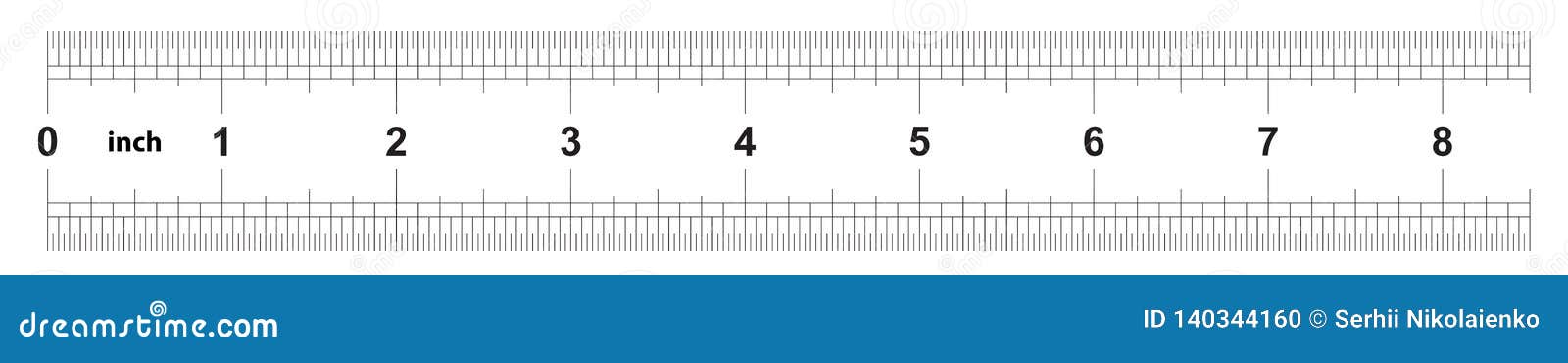 Inches Chart Ruler