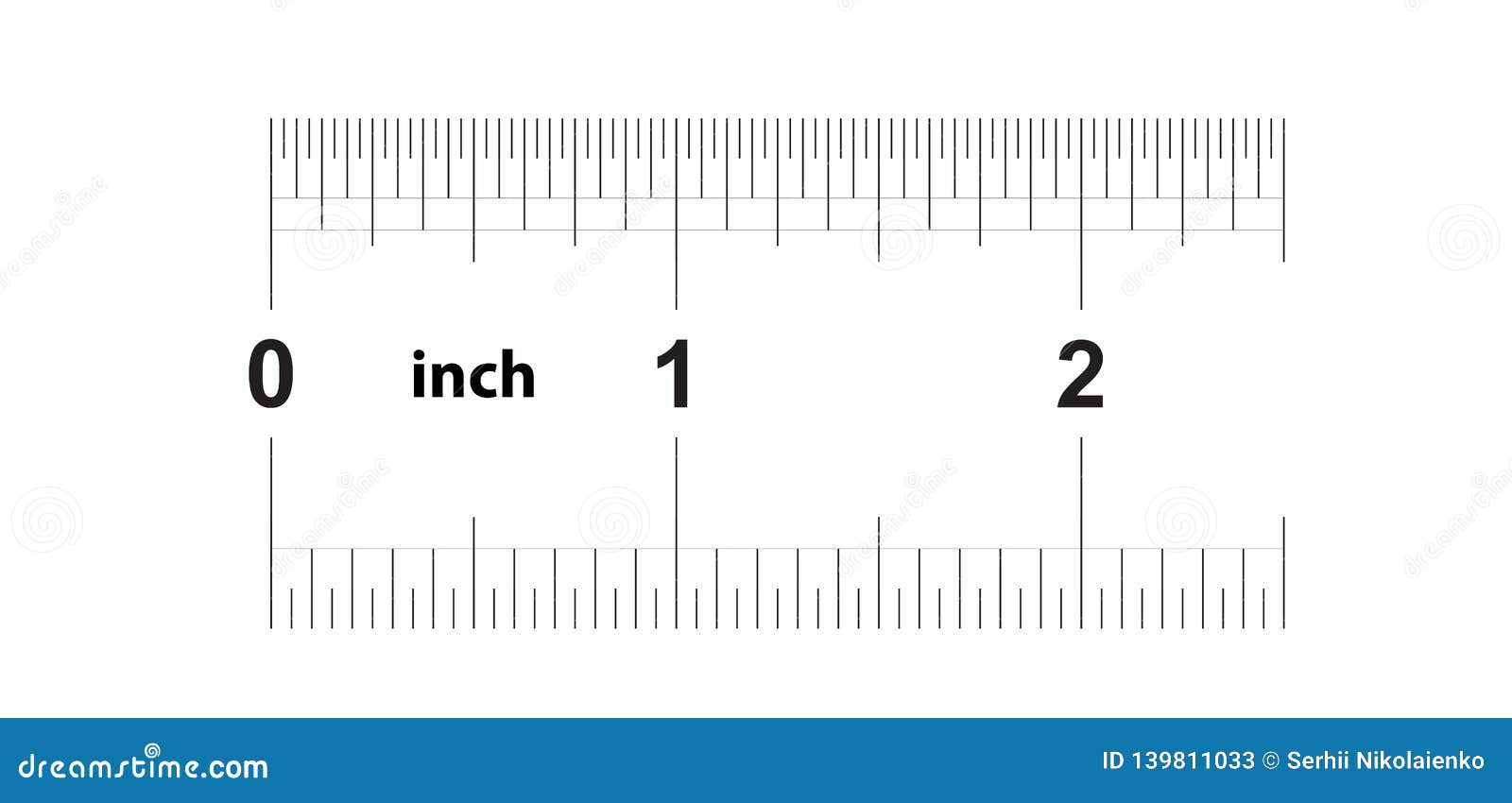 Ruler Measurement Chart Inches