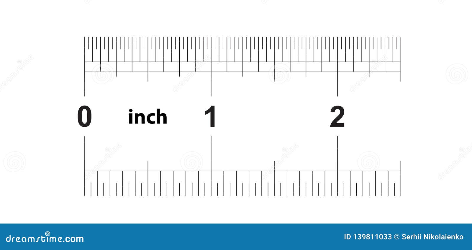 Inches Chart Ruler