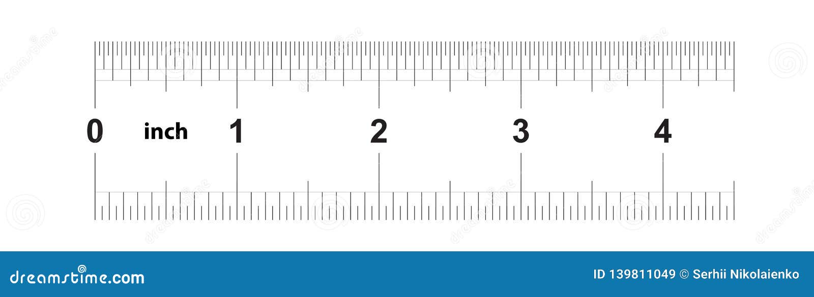 Ruler 200 Cm. Precise Measuring Tool. Ruler Scale 2,0 Meter. Ruler Grid