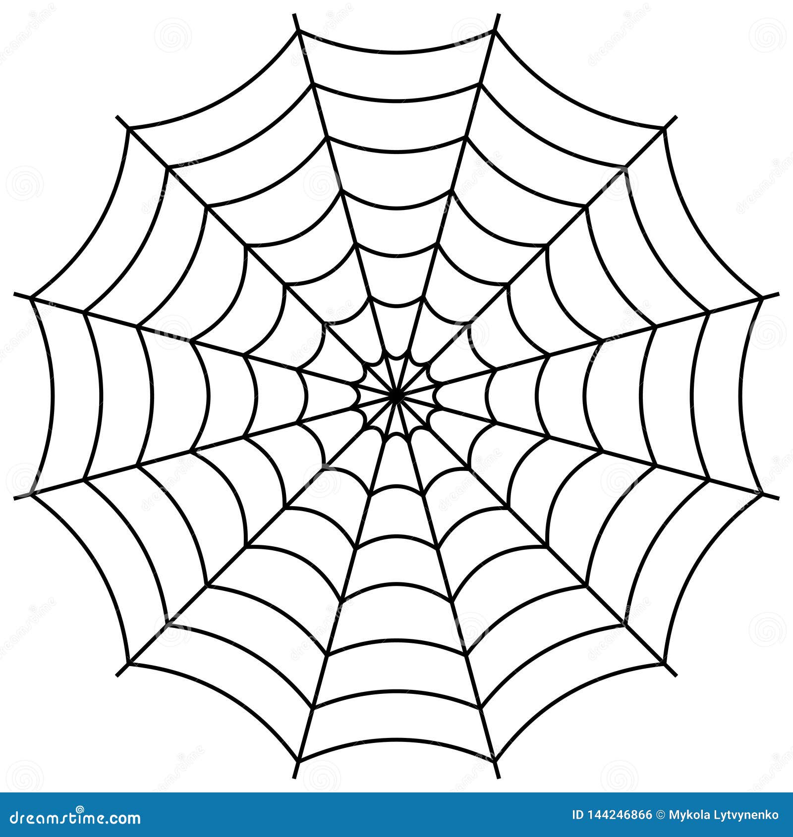 rundes spinnennetz spinnennetzvektorsymbolzeichen der