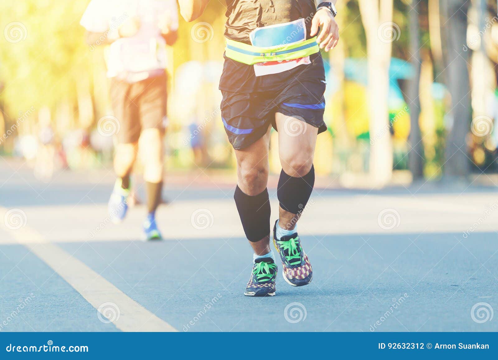Runner legs. stock photo. Image of athlete, fitness, race 92632312