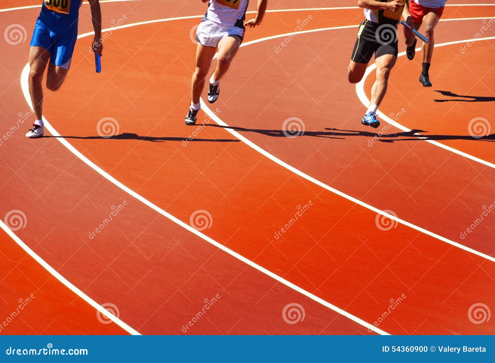 running athletes