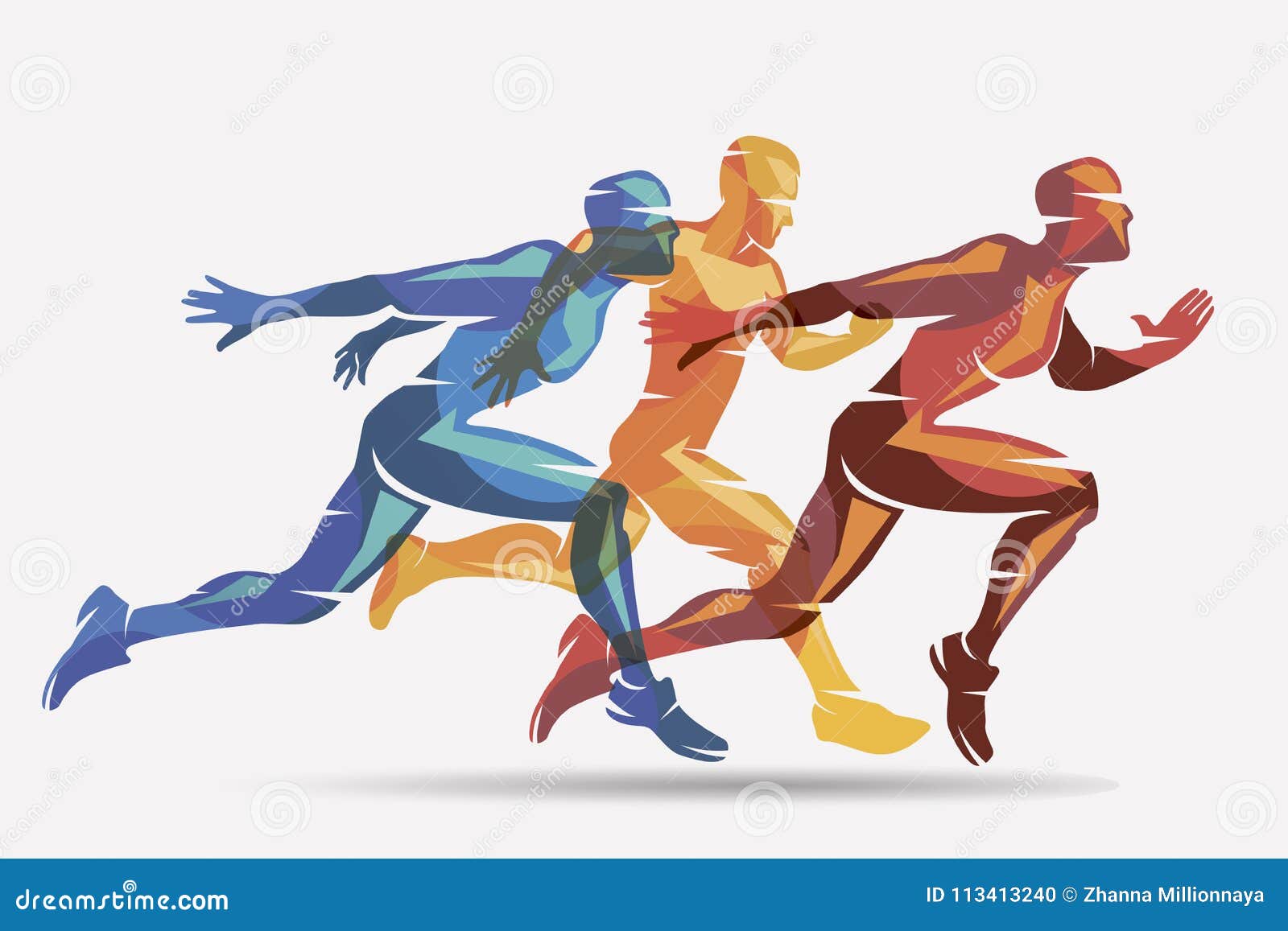 running athletes  