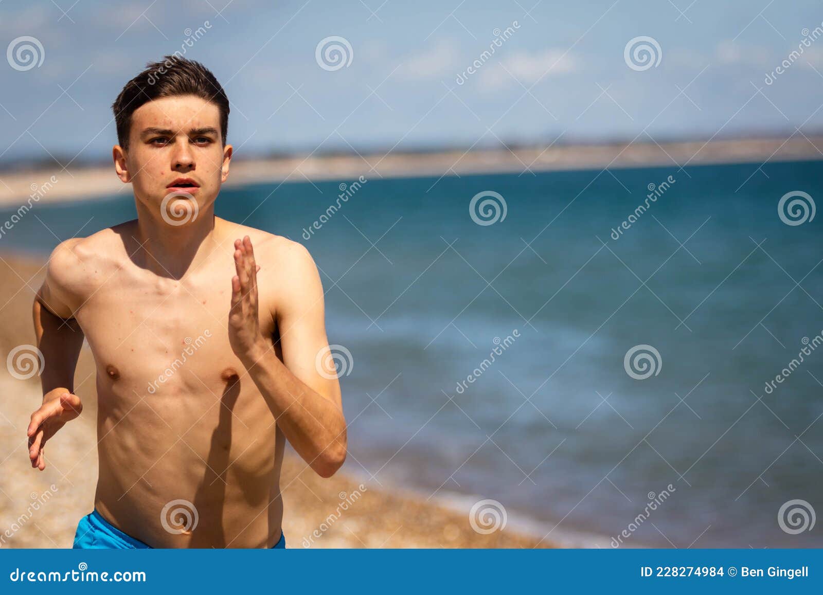 Beach Nudists Boy