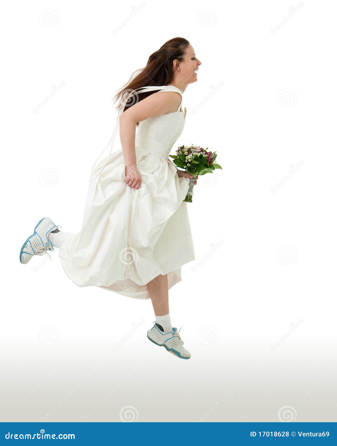 Running bride stock photo. Image of idea, marriage, caucasian 17018628
