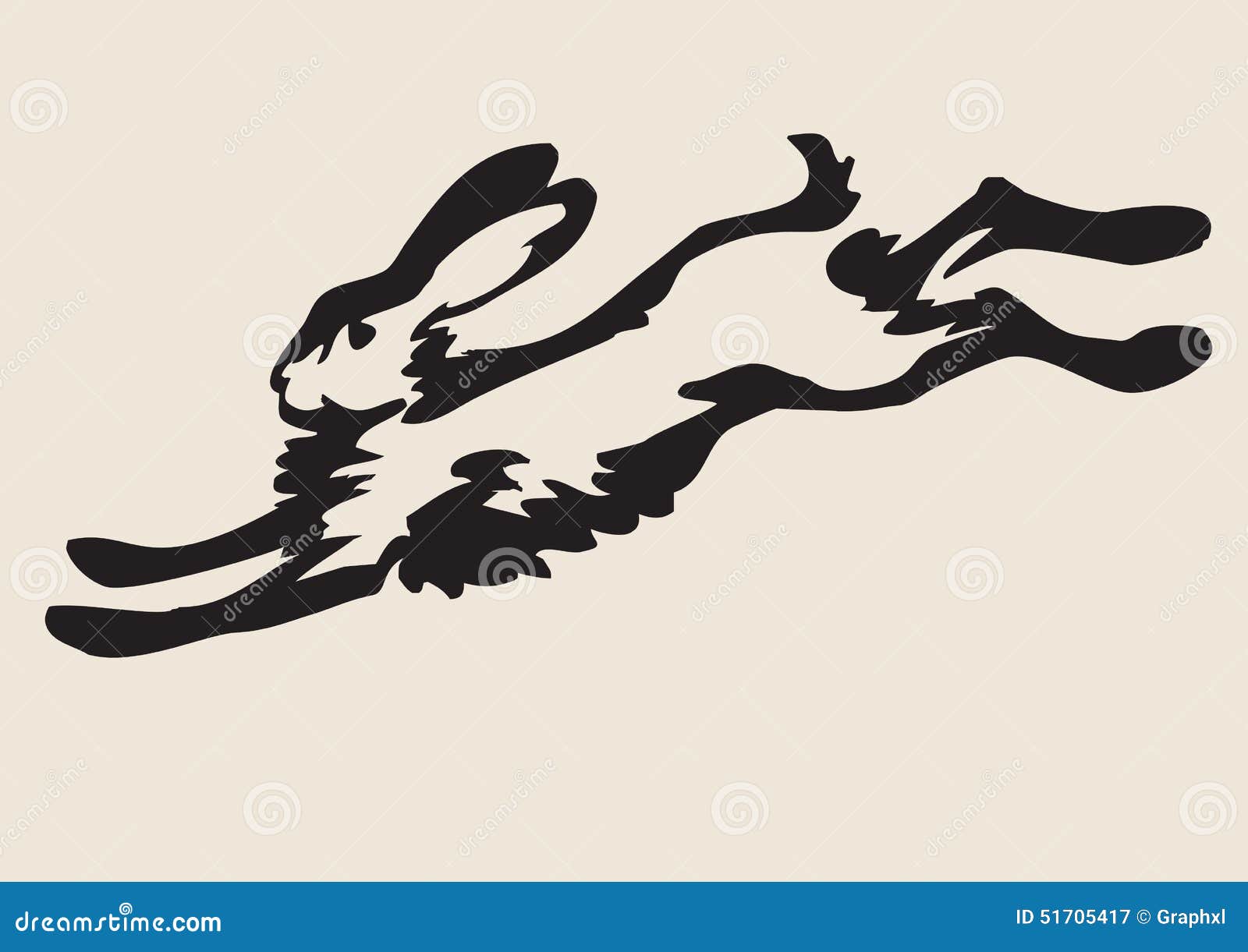 running hare