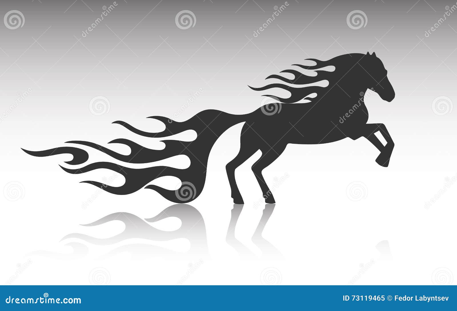 Running horse art design stock vector. Illustration of graphic 73119465