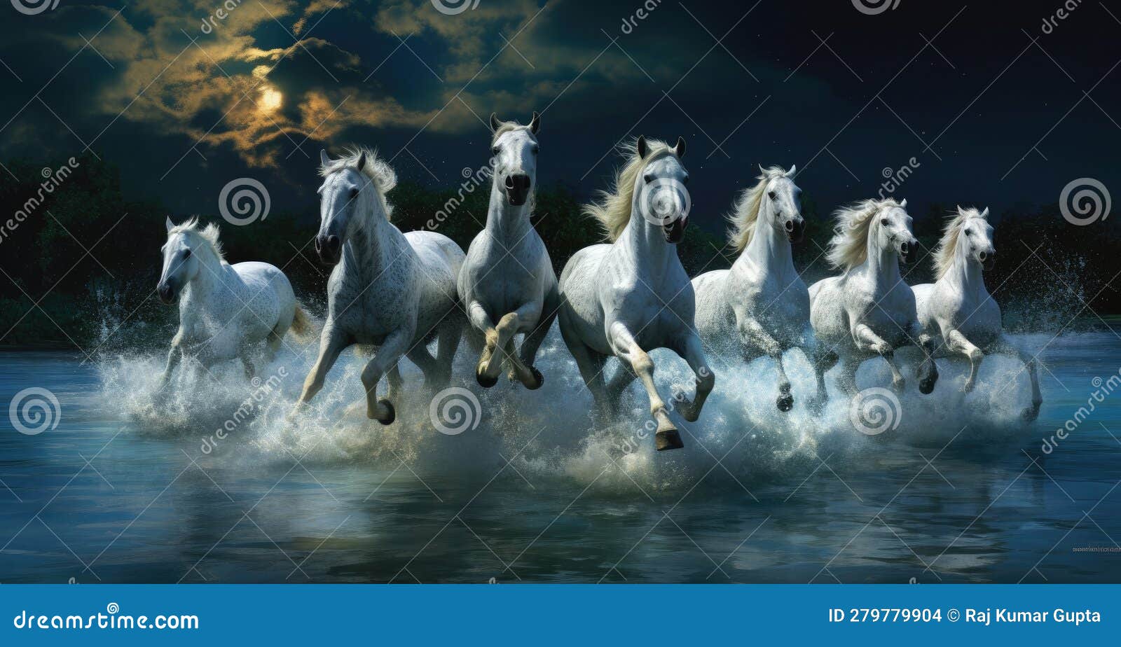 running horses also depict speed and growth in life.