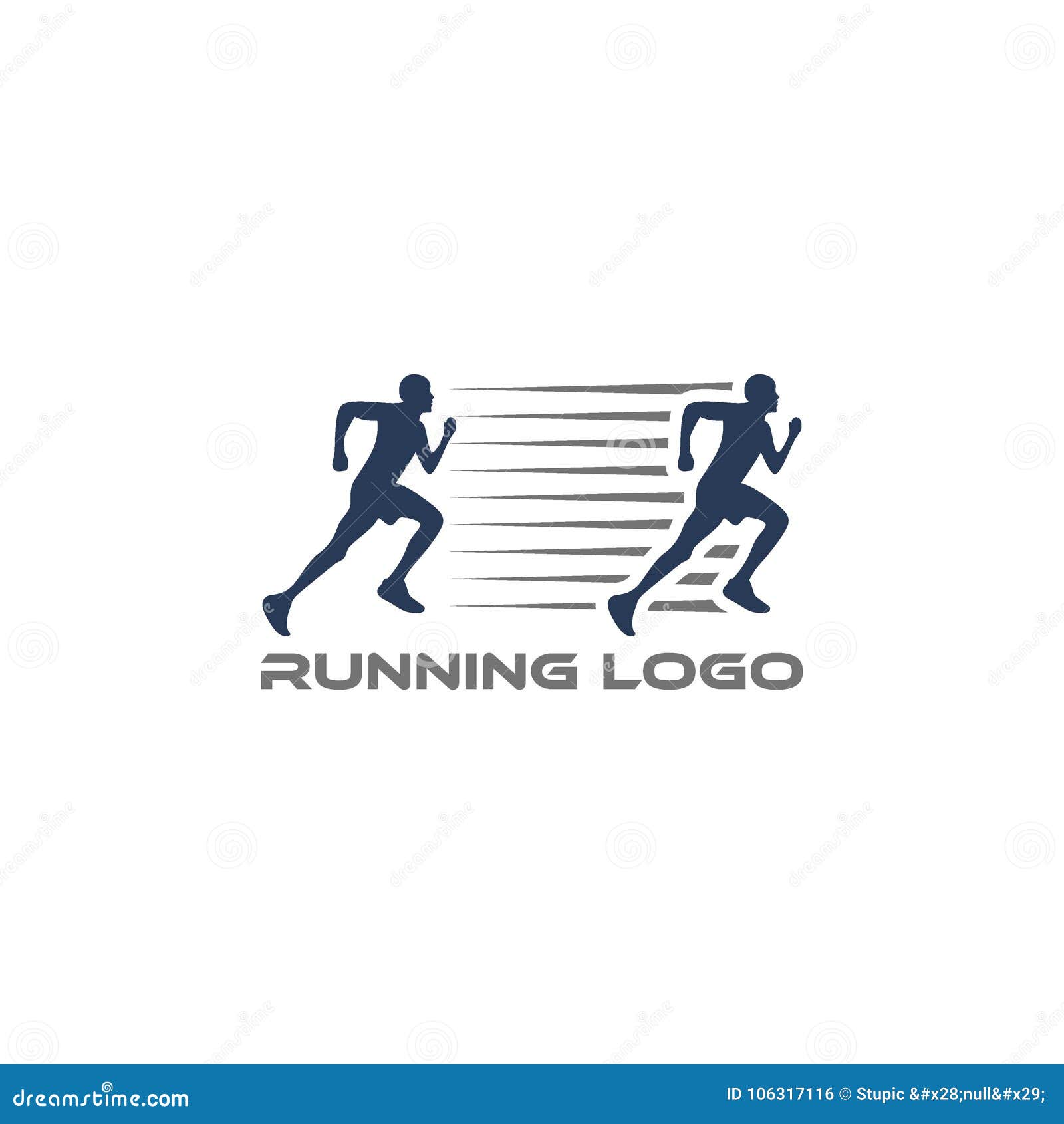 Running Logo Vector Art Logo Template and Illustration Stock ...