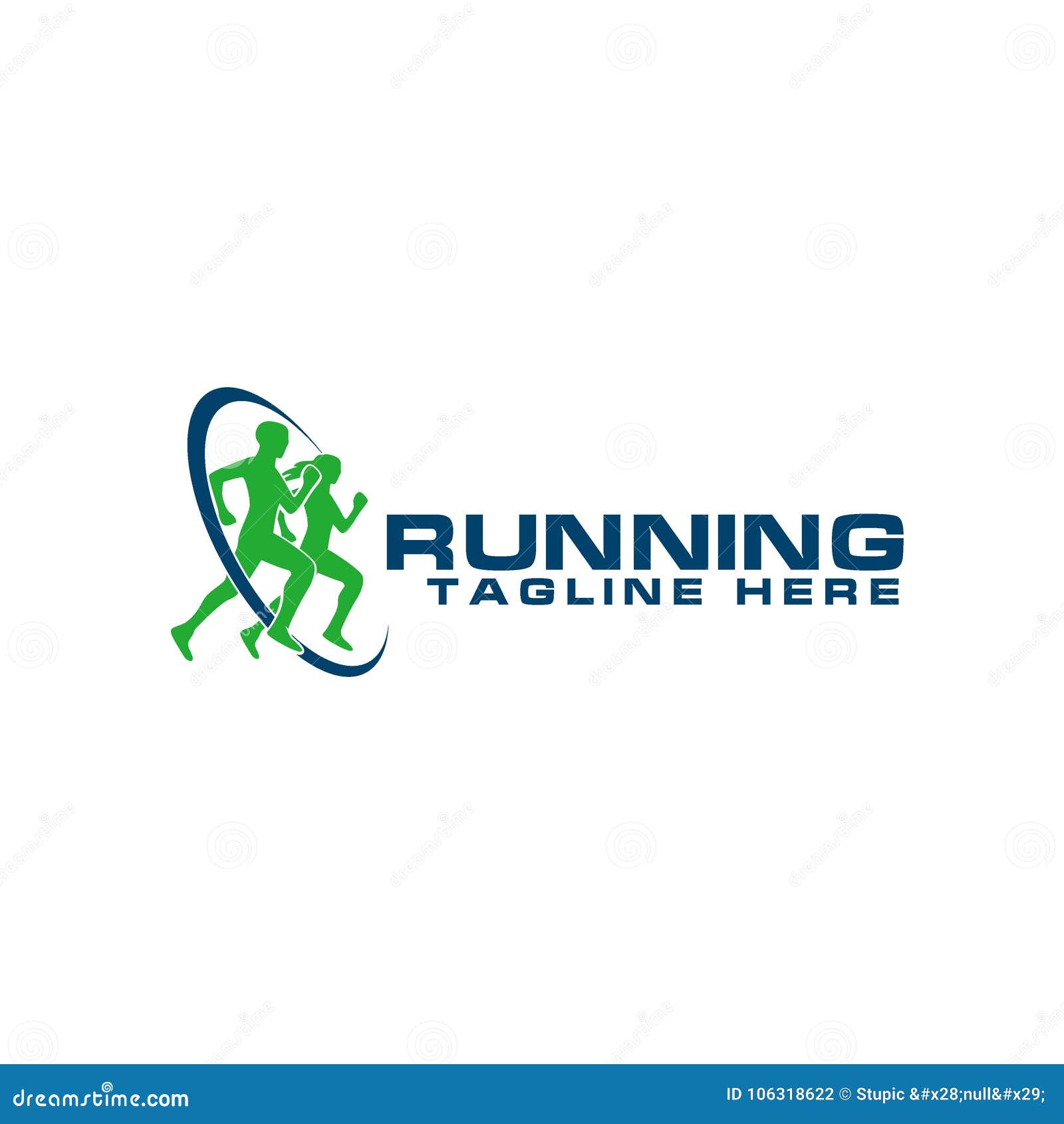 Running Logo Vector Art Logo Template and Illustration Stock Vector ...