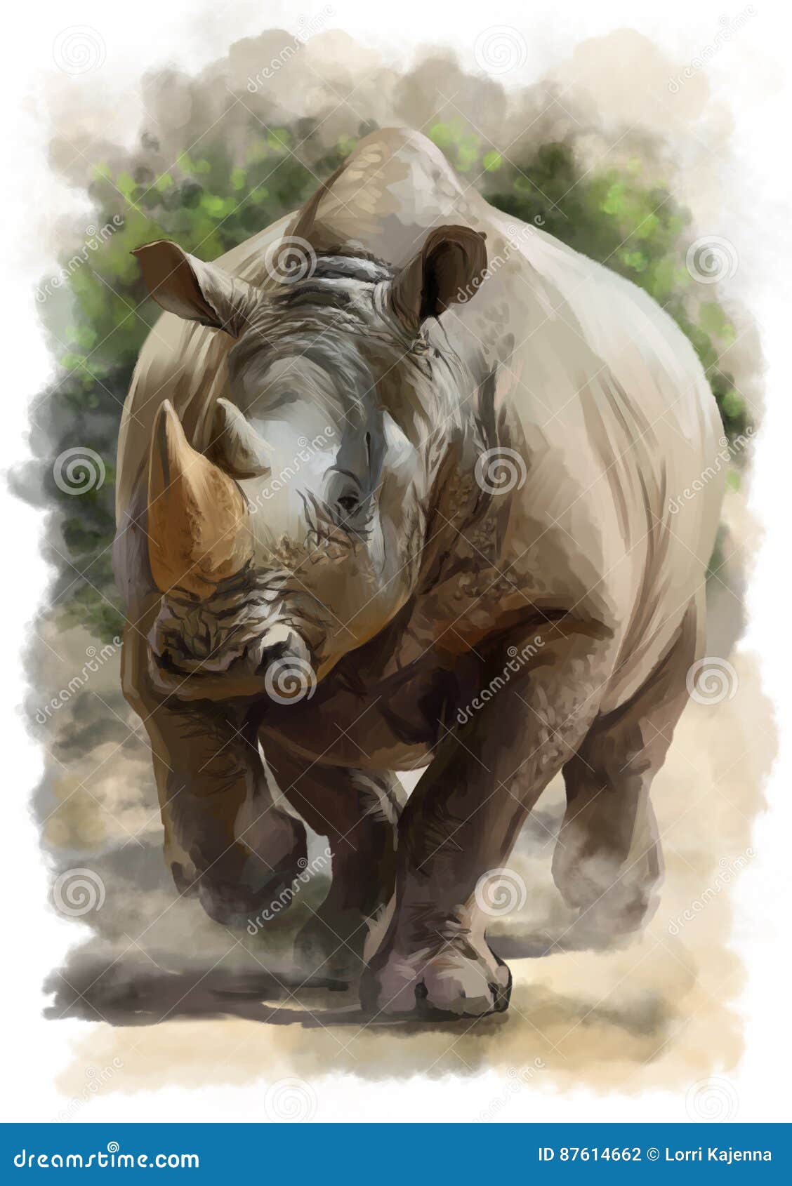 running rhino