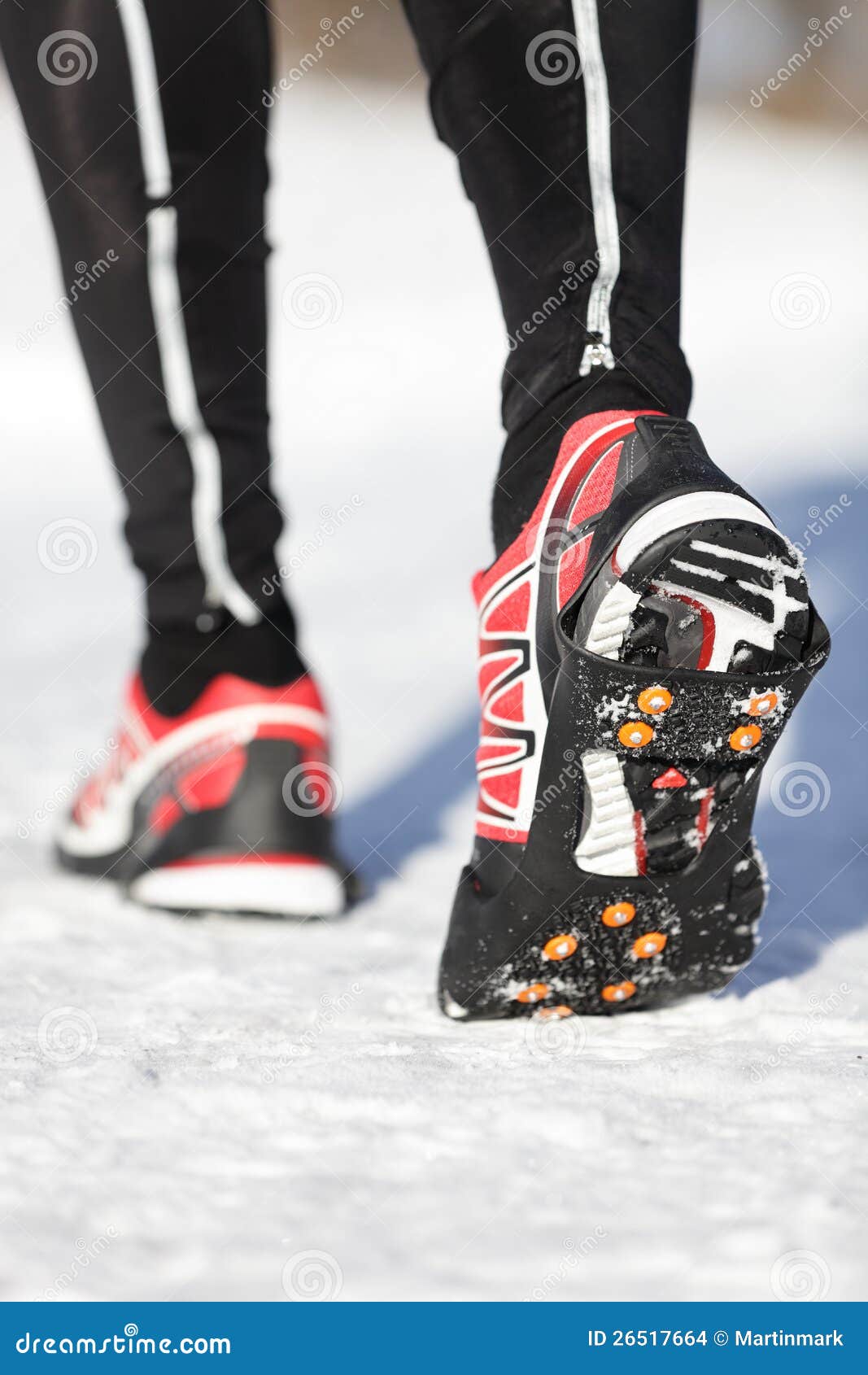 winter running cleats