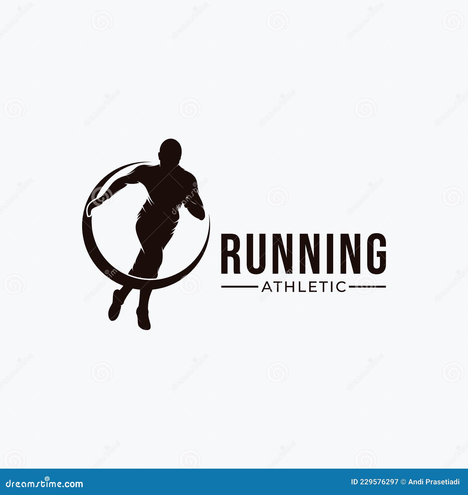 Running Sport Logo Design Inspiration Stock Vector - Illustration of ...