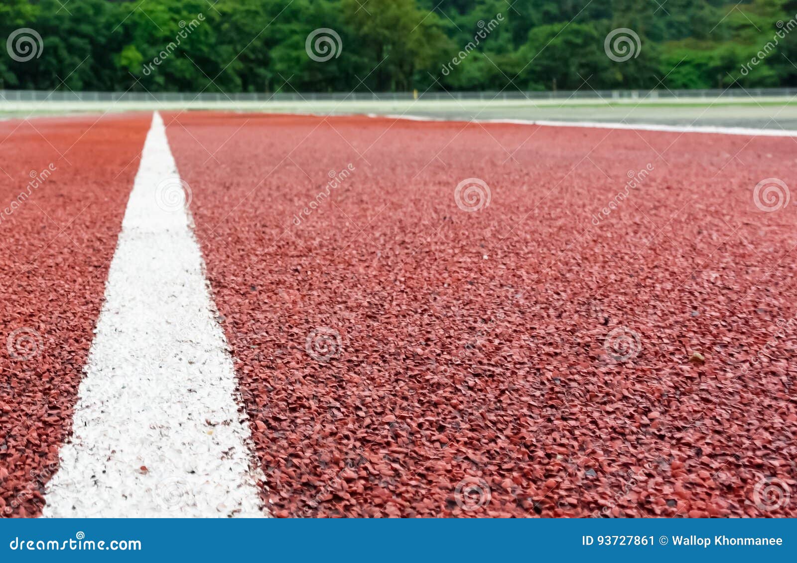 Running Track for Athletics and Competition. Stock Image Image of