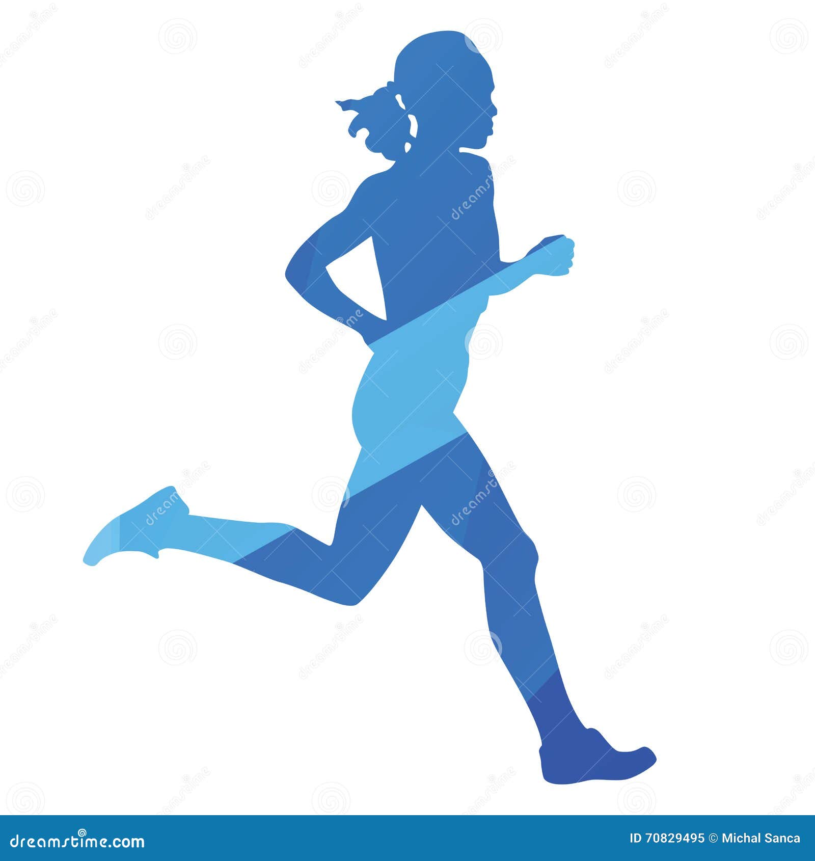 running woman, run, jog