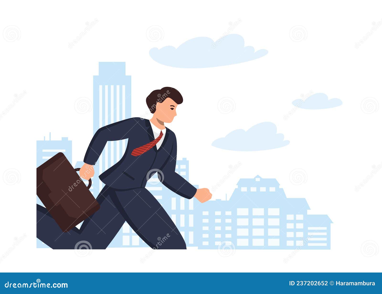 clipart runner and business suit