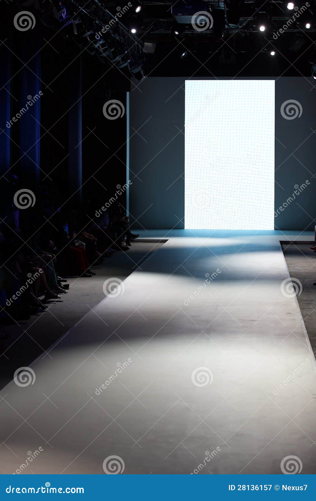 Runway stock image. Image of background, spectators, entrance - 28136157