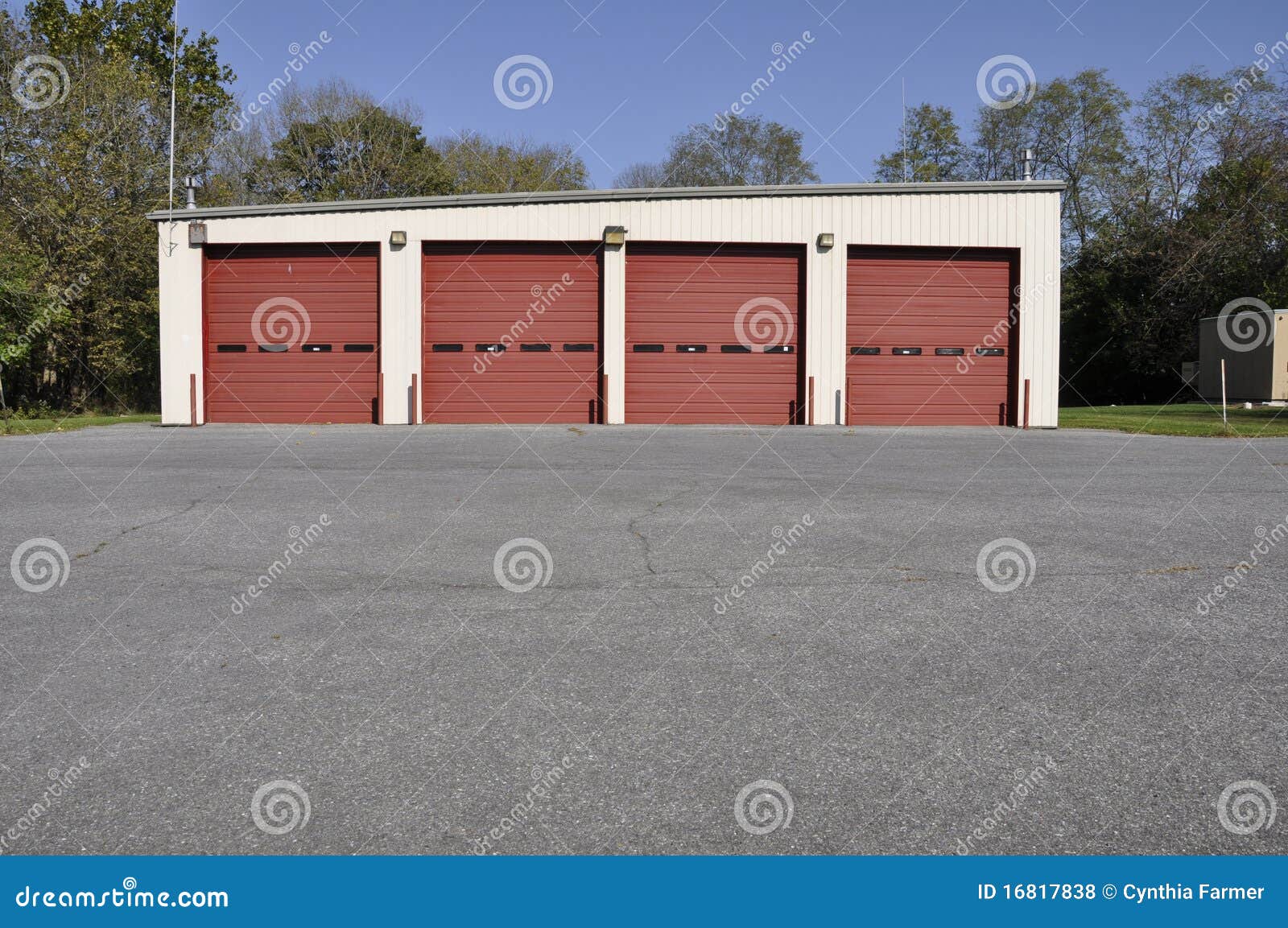 rural firehouse garage