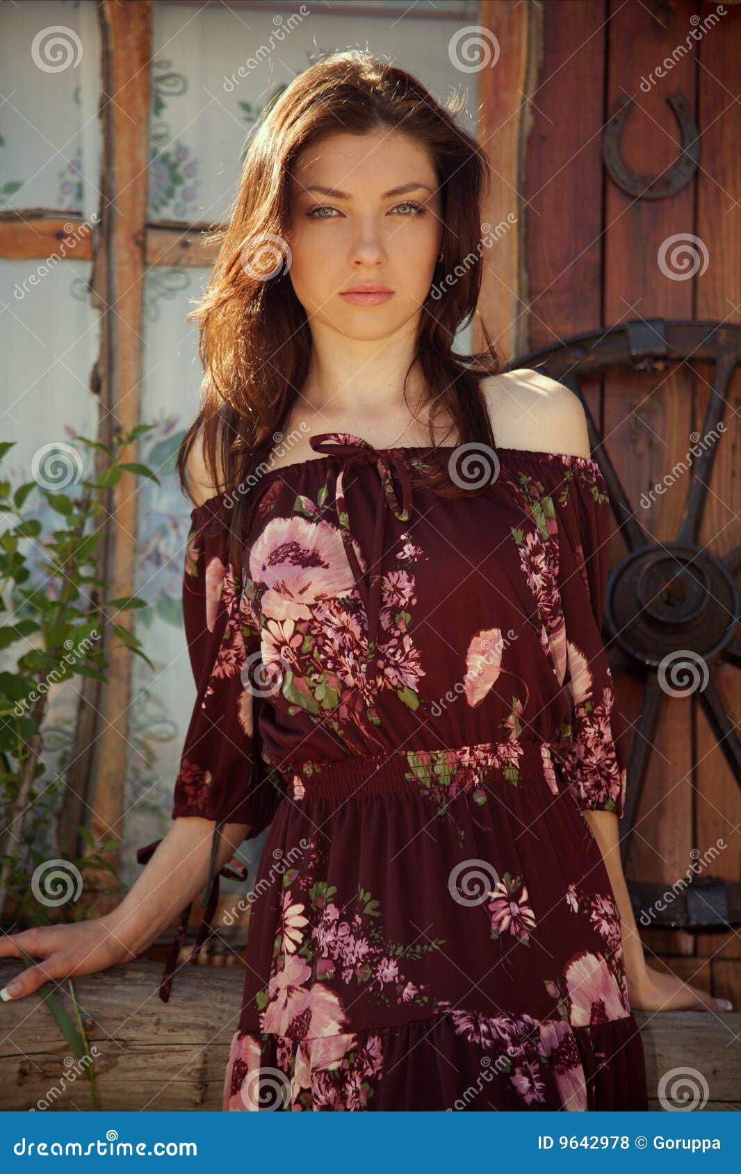 Rural girl stock photo. Image of residential, style, rural 9642978