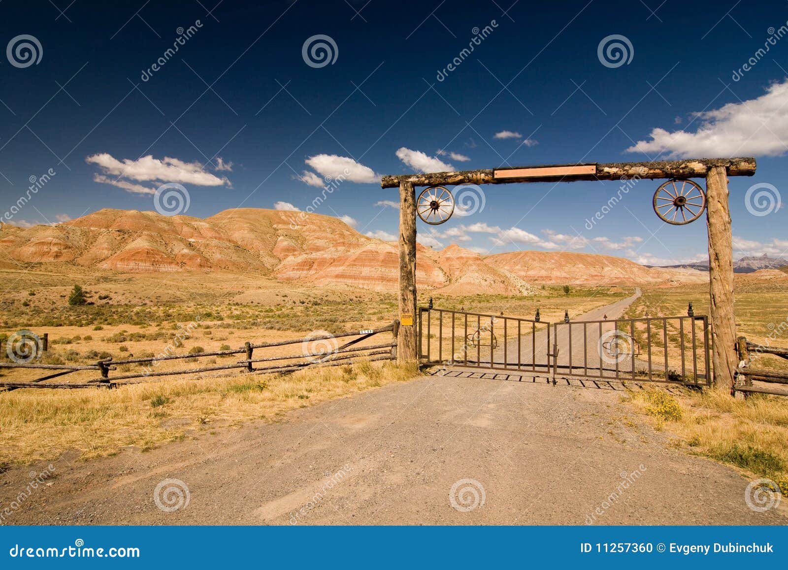 Rural Landscape of Desert in Wyoming Stock Photo Image of landscape