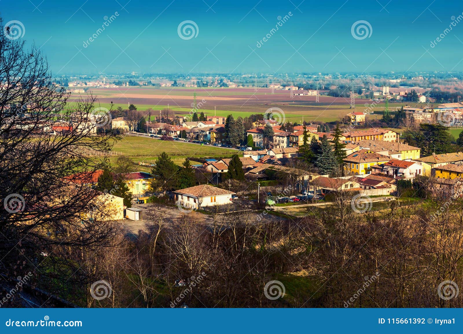 Rural Landscape in Emilia-Romagna, Italy Editorial Photography Image of field, agriculture: 115661392