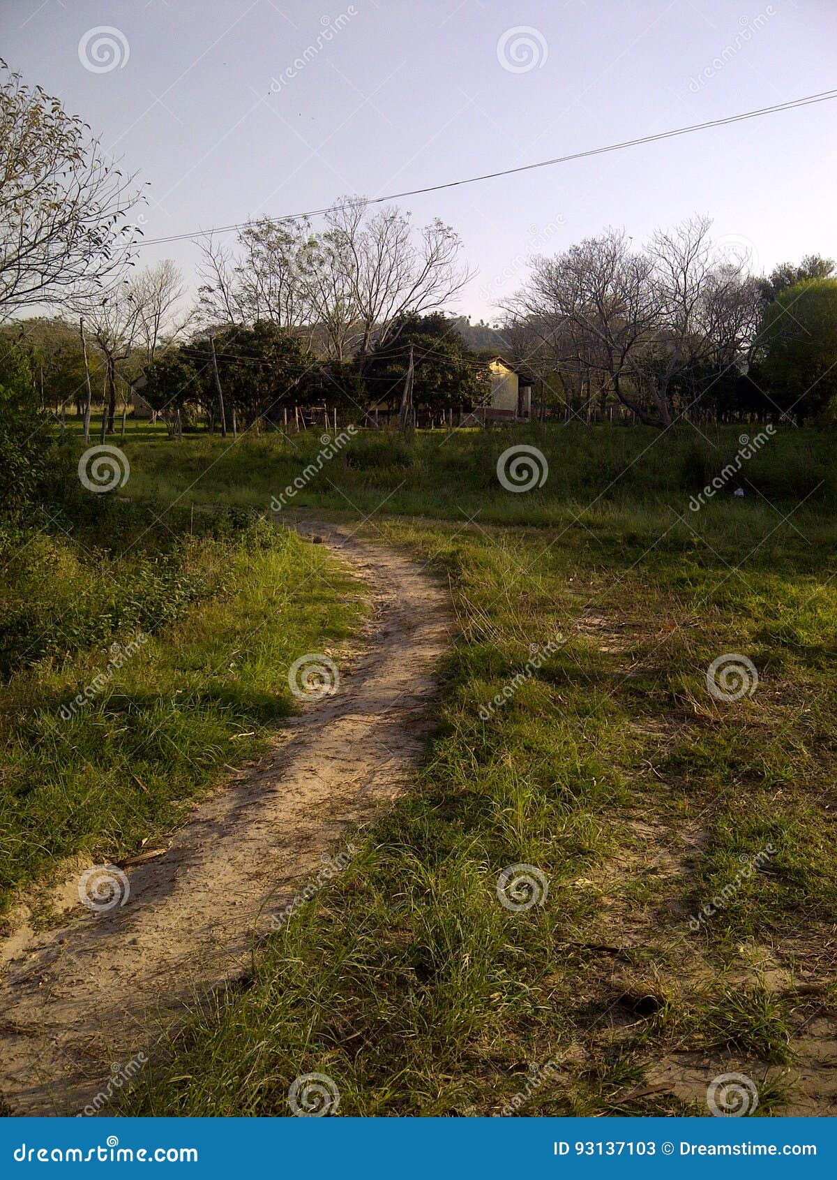 rural road, rural environment with rural population
