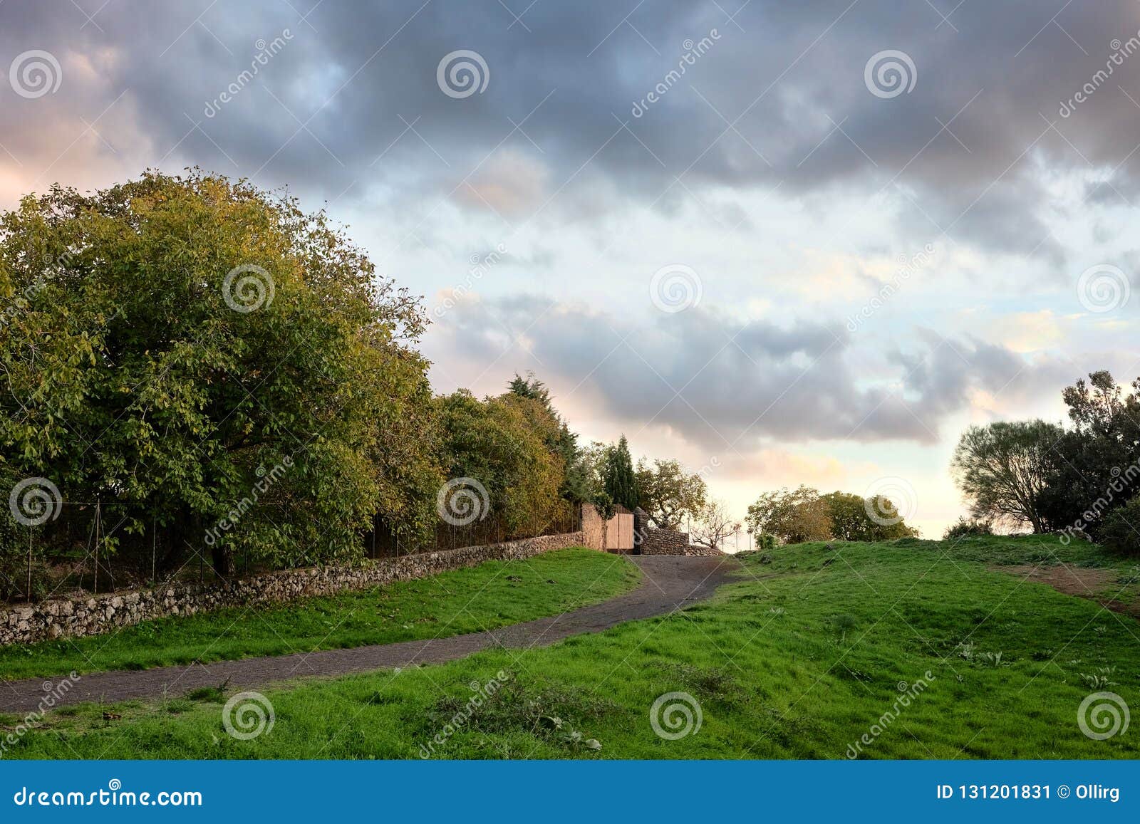 rural scene in sicily