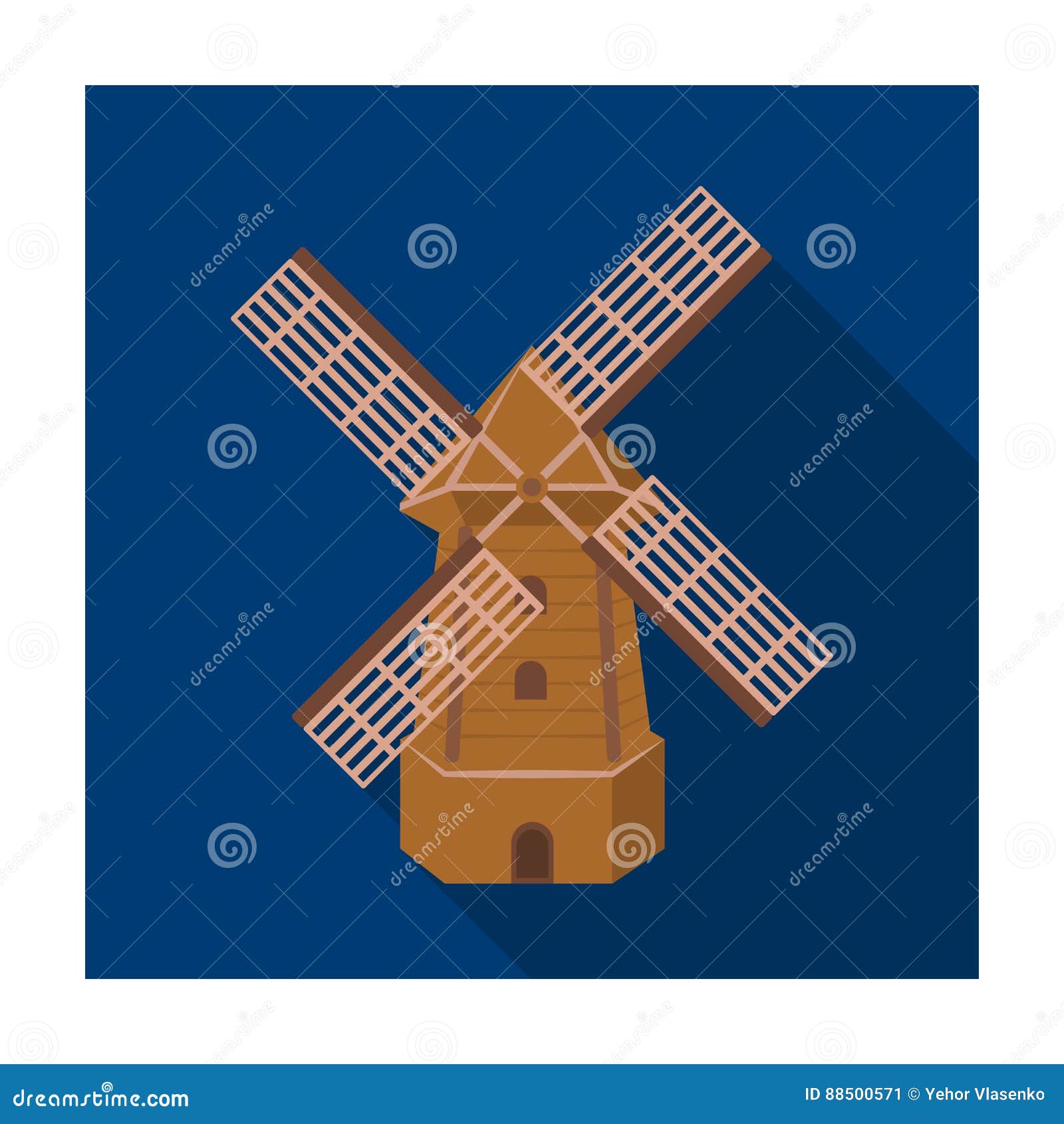 Rural Wooden Mill Mill For Grinding Grain Into Flour Farm And