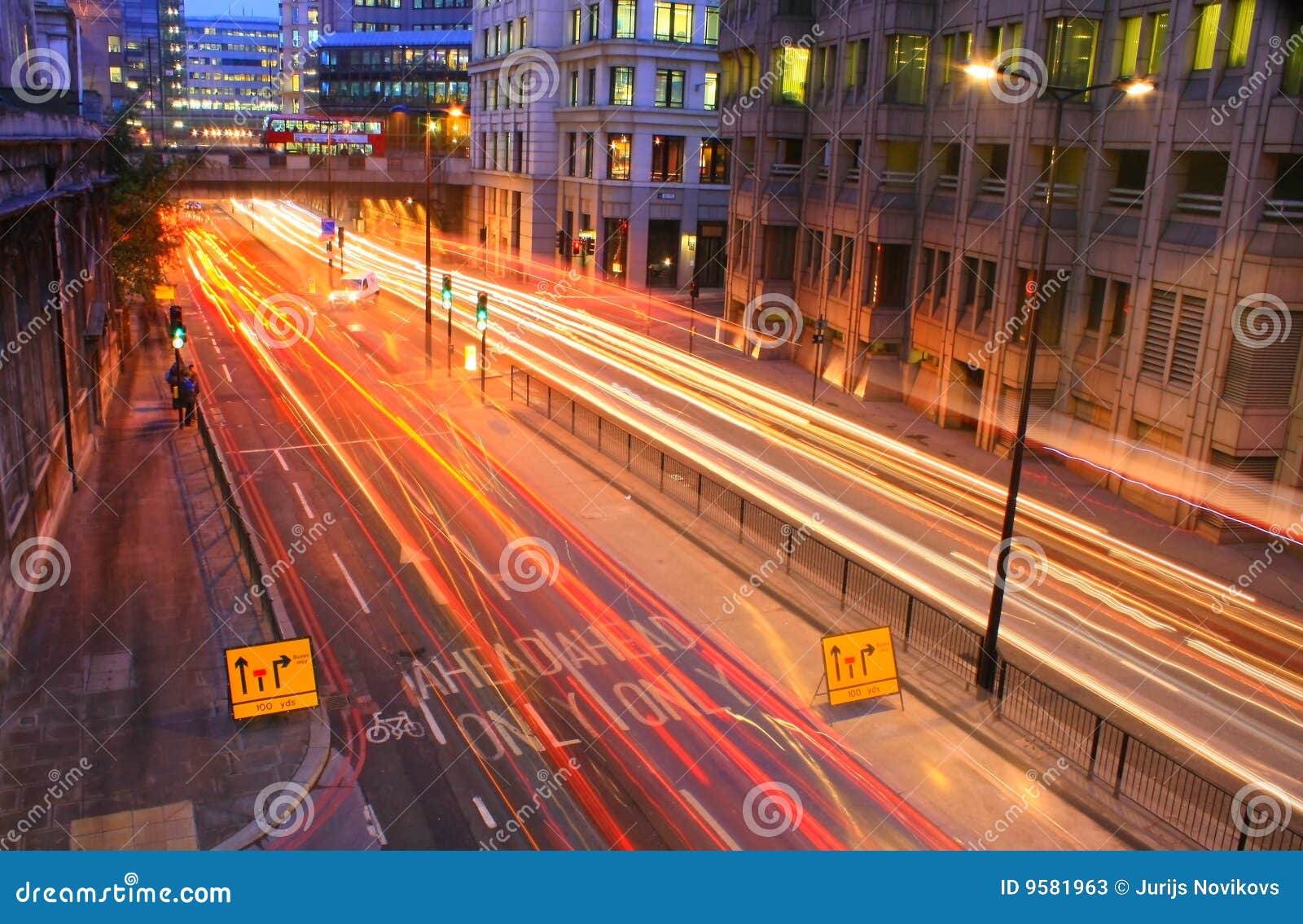 rush hour in london