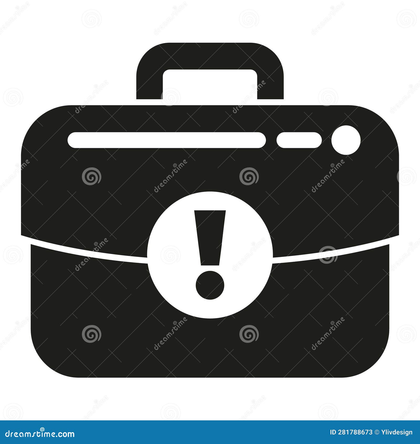 Rush Job Bag Icon Simple Vector. Office Work Stock Vector Illustration of success, delivery