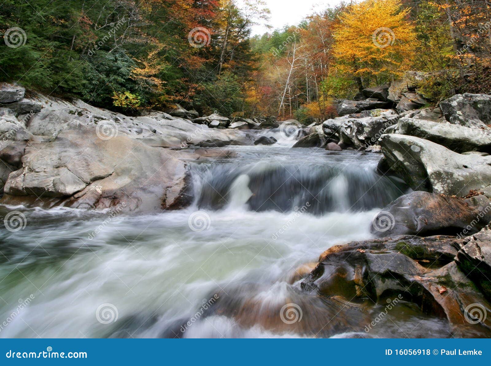 rushing water