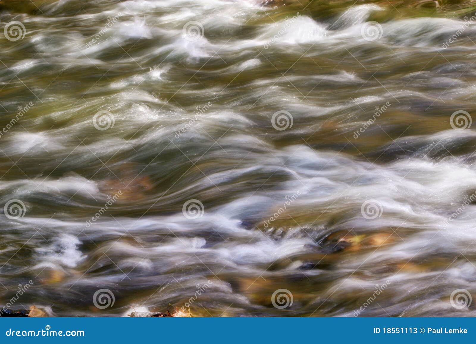 rushing water