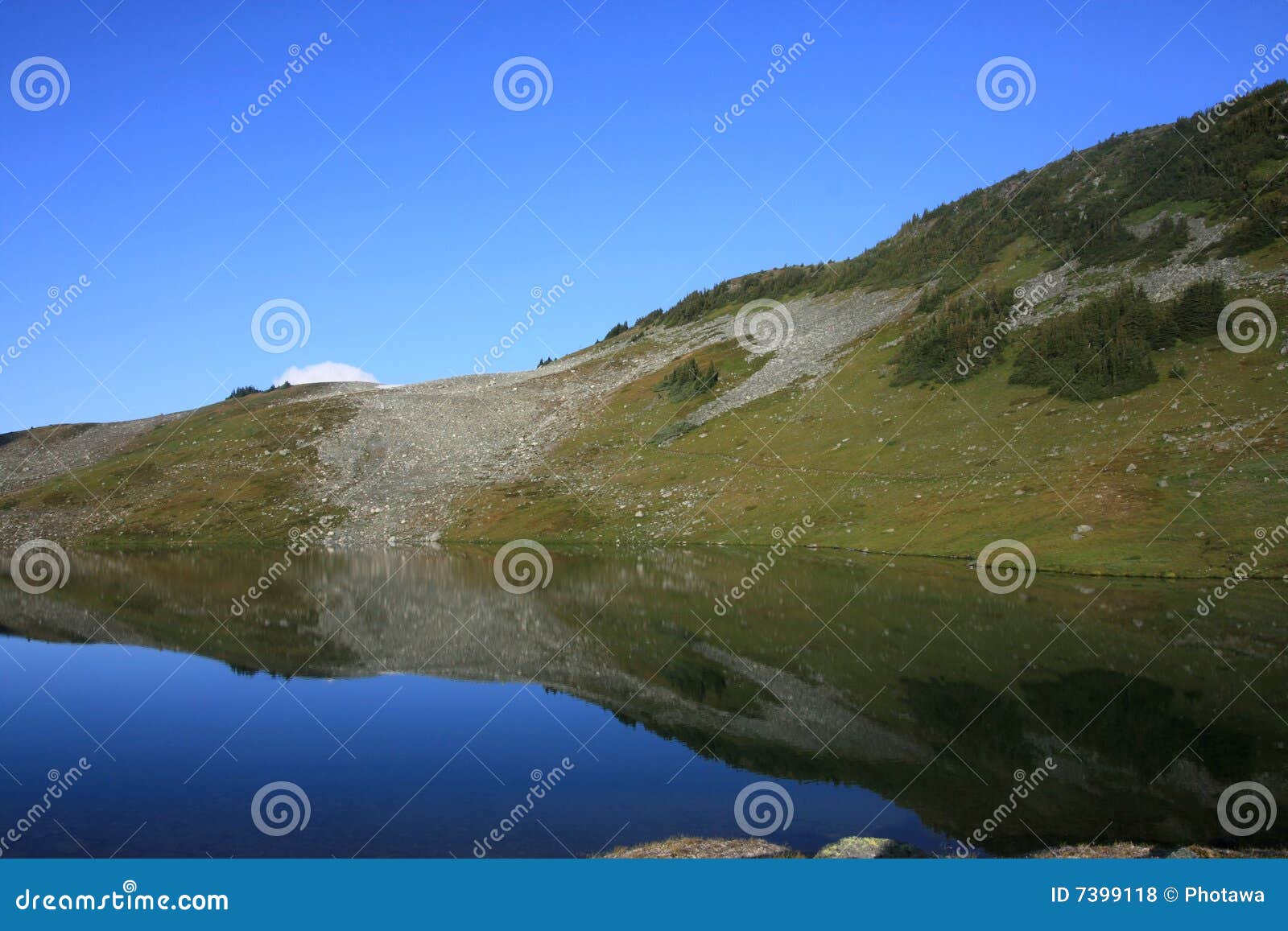 russet lake reflection